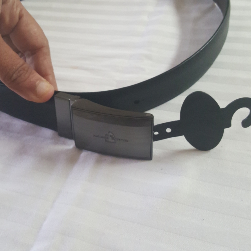 Men's reversible black/ brown belt silver 30-32